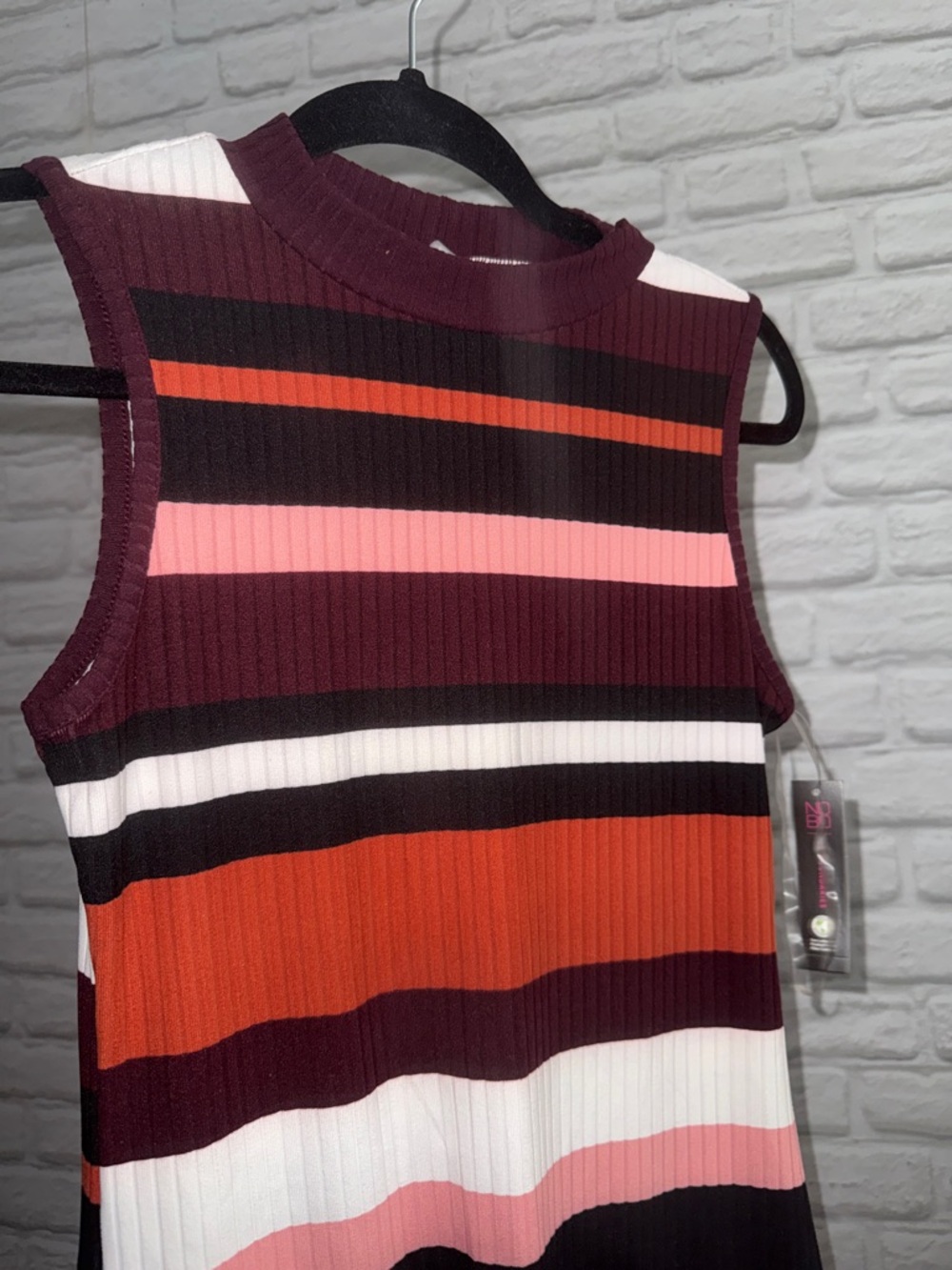 π No Boundaries Striped Sleeveless Midi Dress - Picture 2 of 3